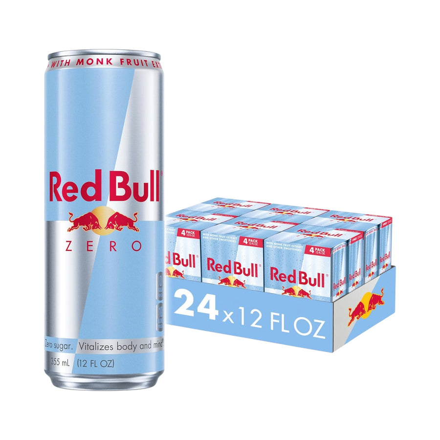 Energy Drink – Red Bull Zero, 12 oz (24 Cans)-Reval Distributor