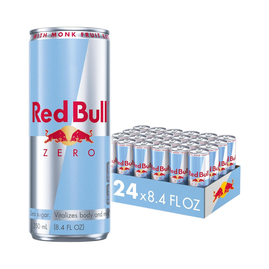 Energy Drink – Red Bull Zero, 8.4 oz (24 Cans)-Reval Distributor