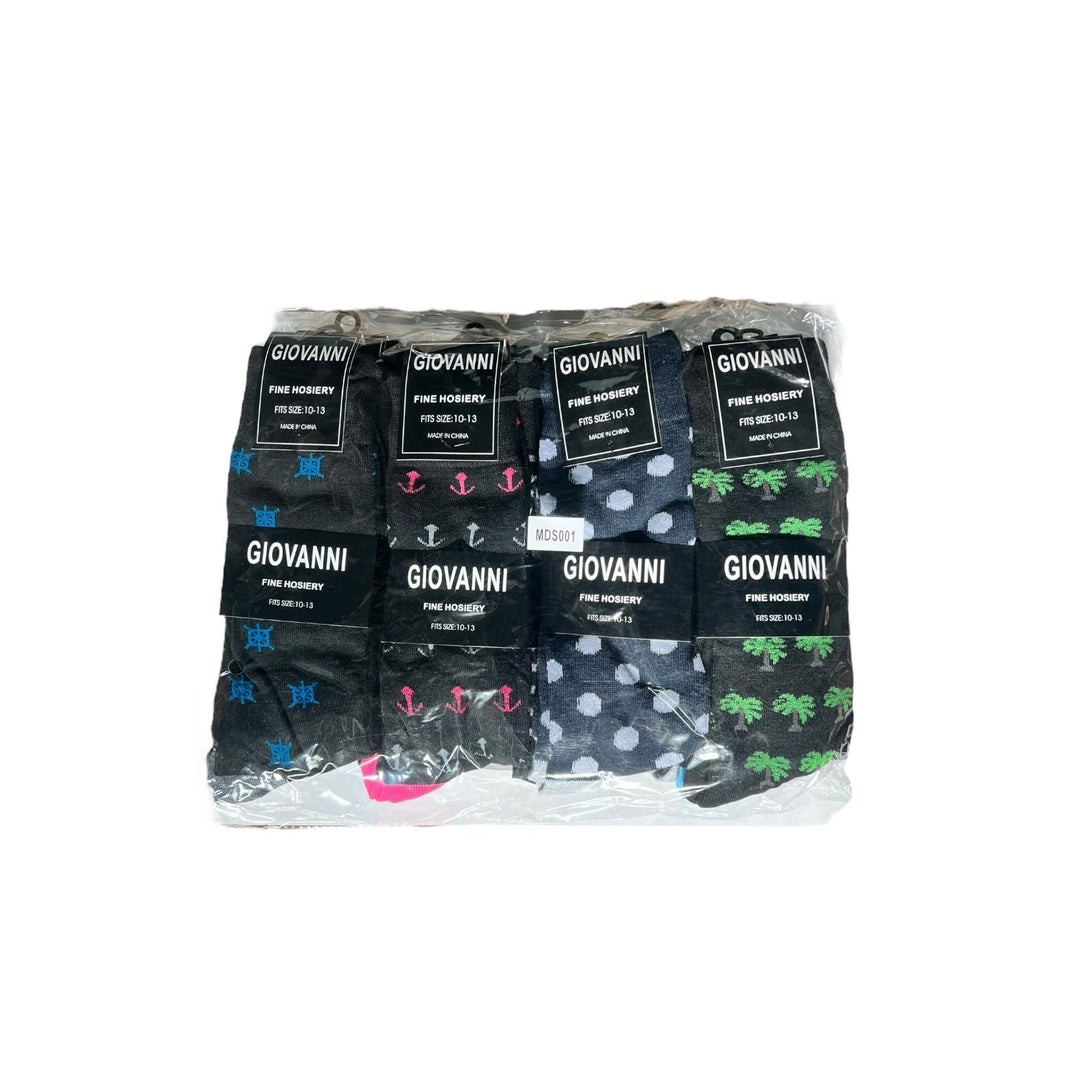 Fine Hosiery Size 10-13 Socks – 12 Pairs-Collage-10-13-724947110133-Reval Distributor