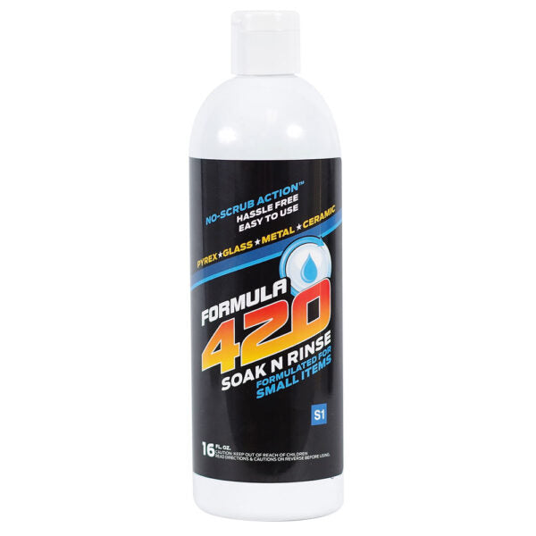 Formula 420 Glass Cleaner 16oz Bottle (Soak and Rinse)