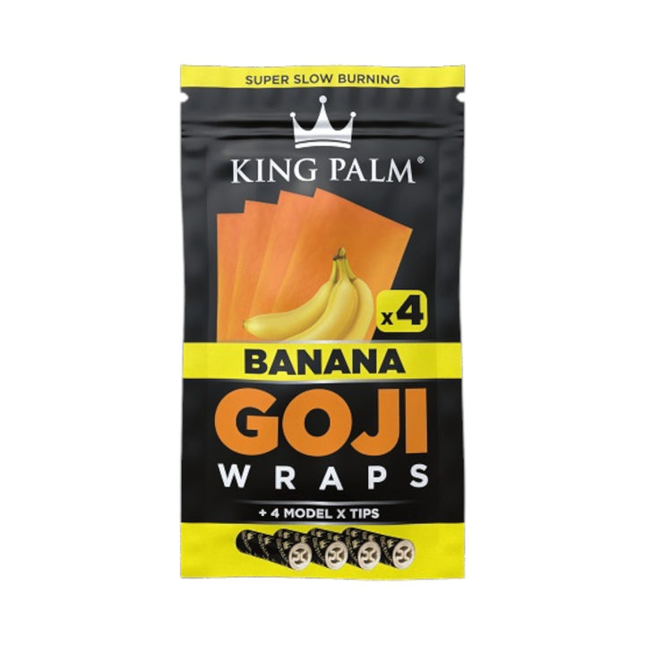 Goji Rolling Wraps King Palm 15 Packs of 4-Banana-10810089611724-Reval Distributor