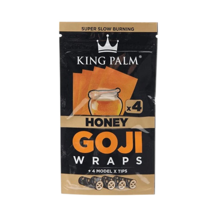 Goji Rolling Wraps King Palm 15 Packs of 4-Honey-10810089611748-Reval Distributor