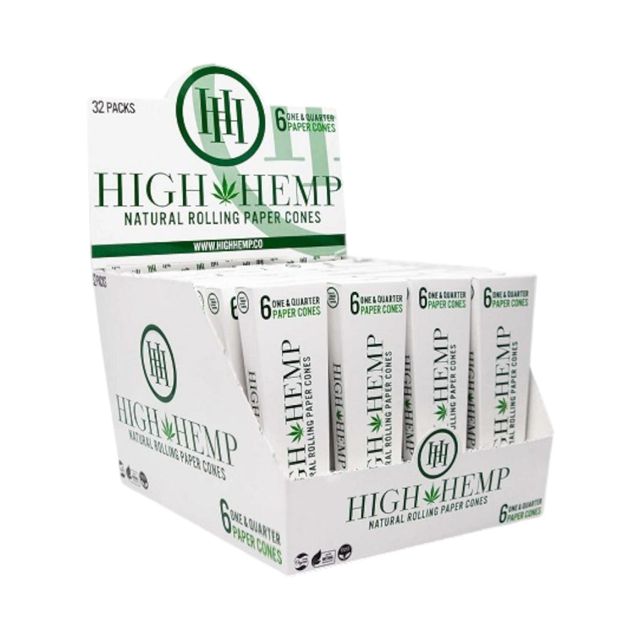 HH Paper Cones – 32 Packs of 6 (1 1/4 Size)-Reval Distributor