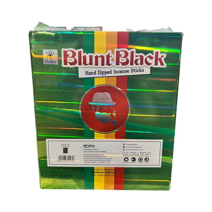 Hand-Dipped Incense Sticks (Blunt Black) 72 sticks-Reval Distributor