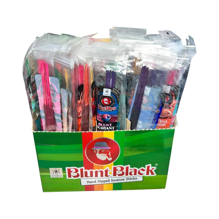 Hand-Dipped Incense Sticks (Blunt Black) 72 sticks-Reval Distributor