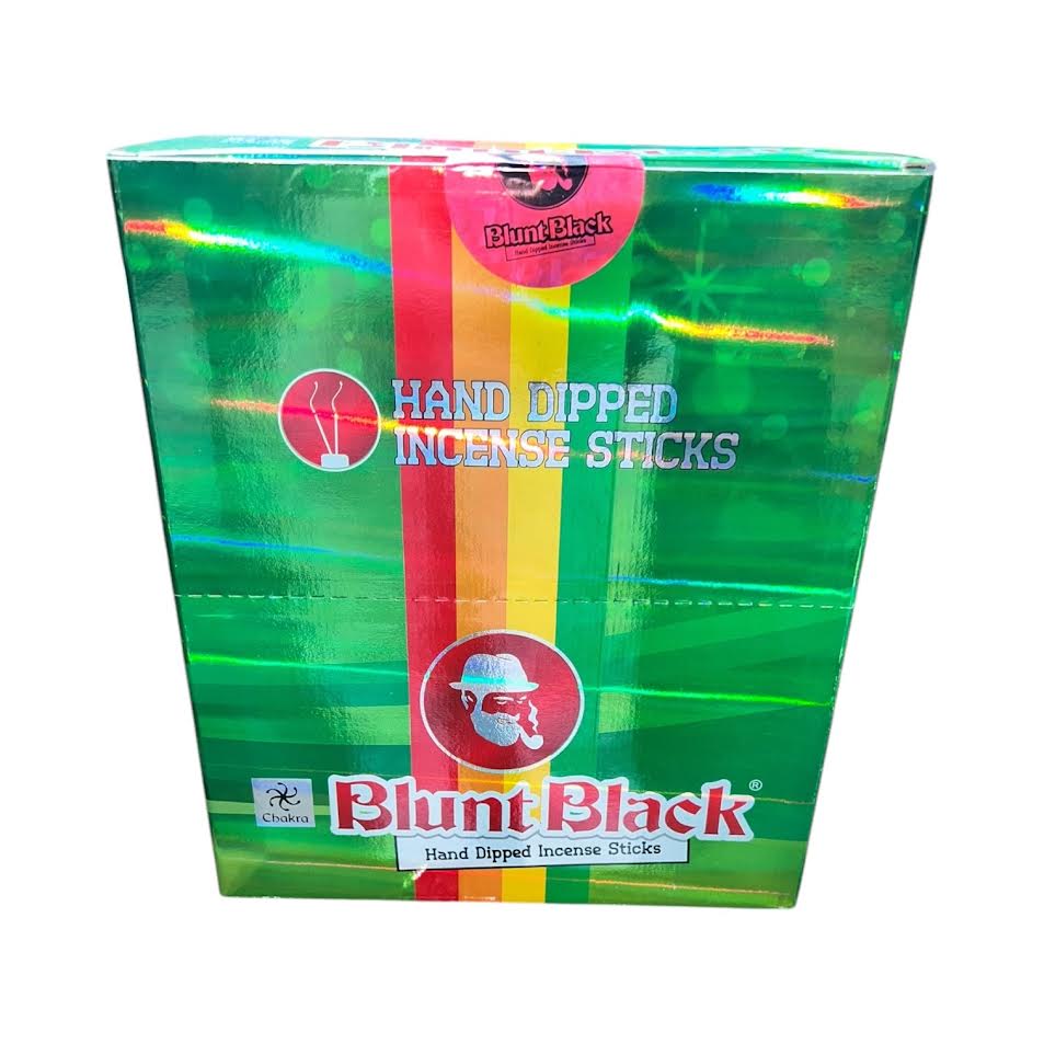 Hand-Dipped Incense Sticks (Blunt Black) 72 sticks-Reval Distributor