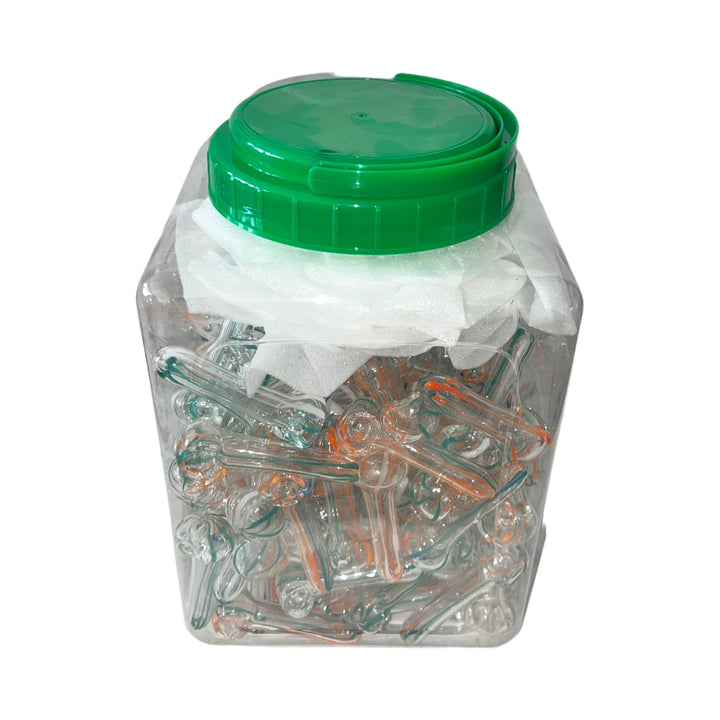Hand Glass Pipe – 3 Inch | 155 Count-Reval Distributor