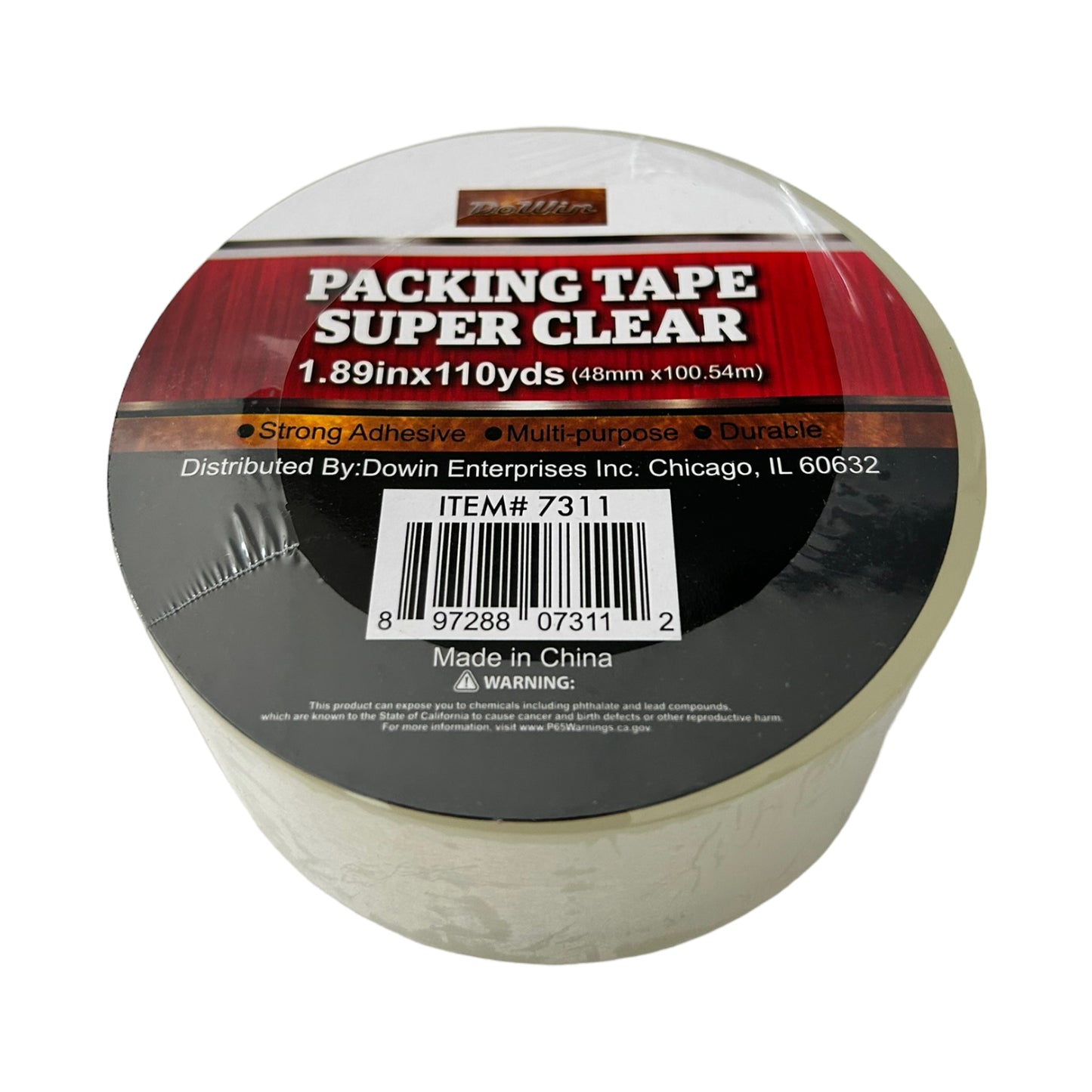 Clear Packing Tape 110 Yards 12-Pack
