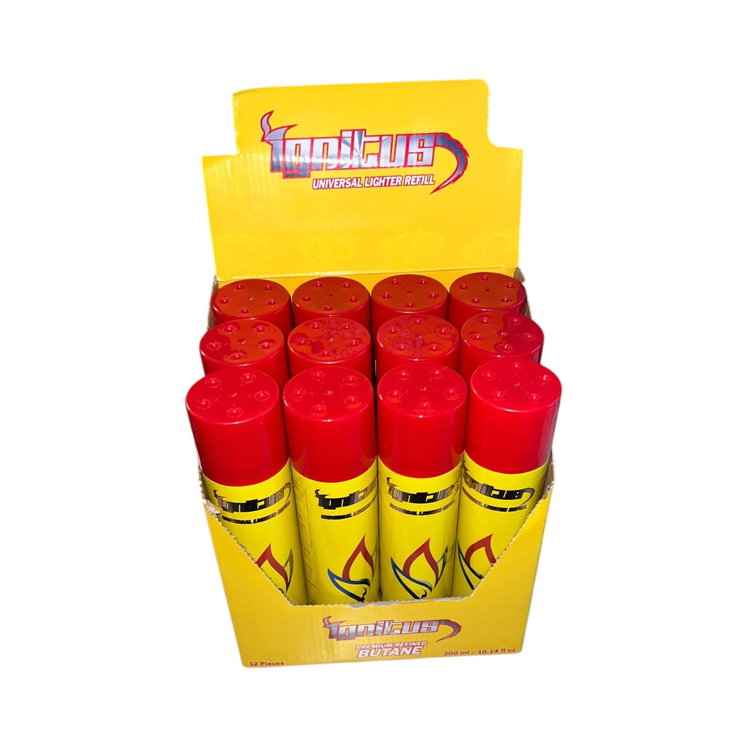 Ignitus Butane Fuel Refill 12 Count - 300ml / 10.14 fl oz-Full Box of 12 Bottles-10852812005264-Reval Distributor