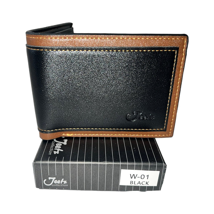 Jeetz Collection Wallet-W-01 BLACK-Reval Distributor