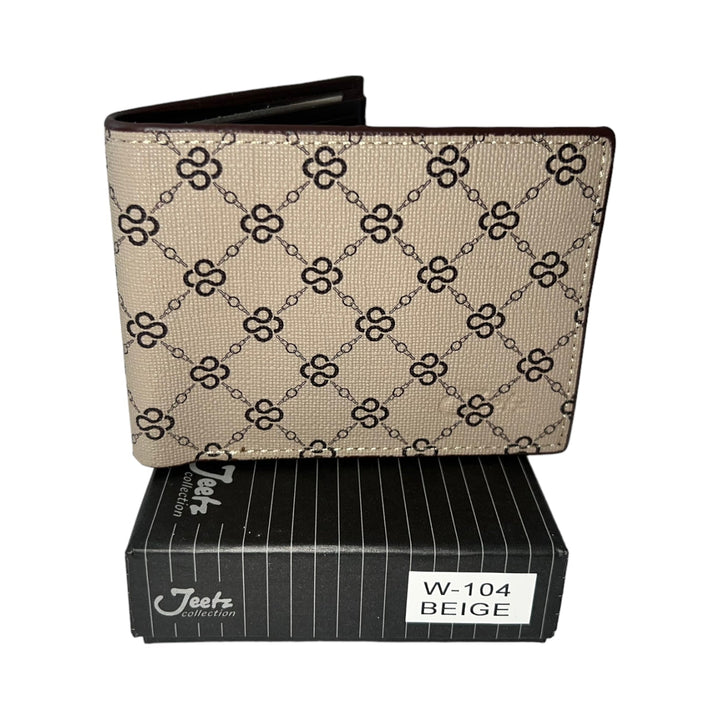 Jeetz Collection Wallet-W-104 BEIGE-Reval Distributor