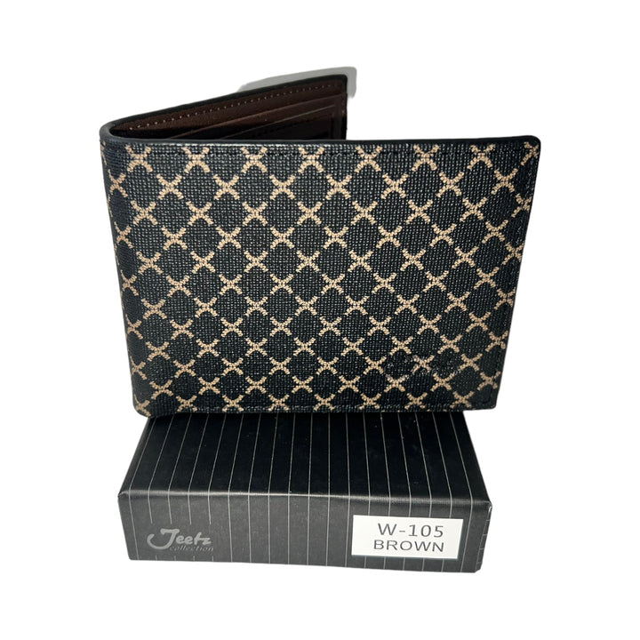 Jeetz Collection Wallet-W-105 BROWN-Reval Distributor