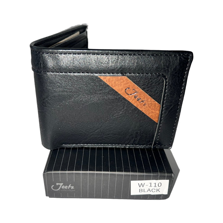 Jeetz Collection Wallet-W-110 BLACK-Reval Distributor