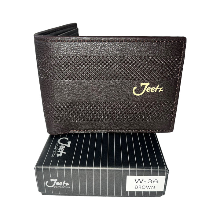 Jeetz Collection Wallet-W-36 BROWN-Reval Distributor