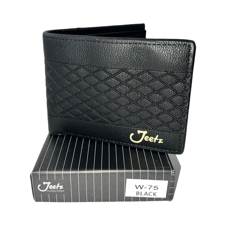 Jeetz Collection Wallet-W-75 BLACK-Reval Distributor