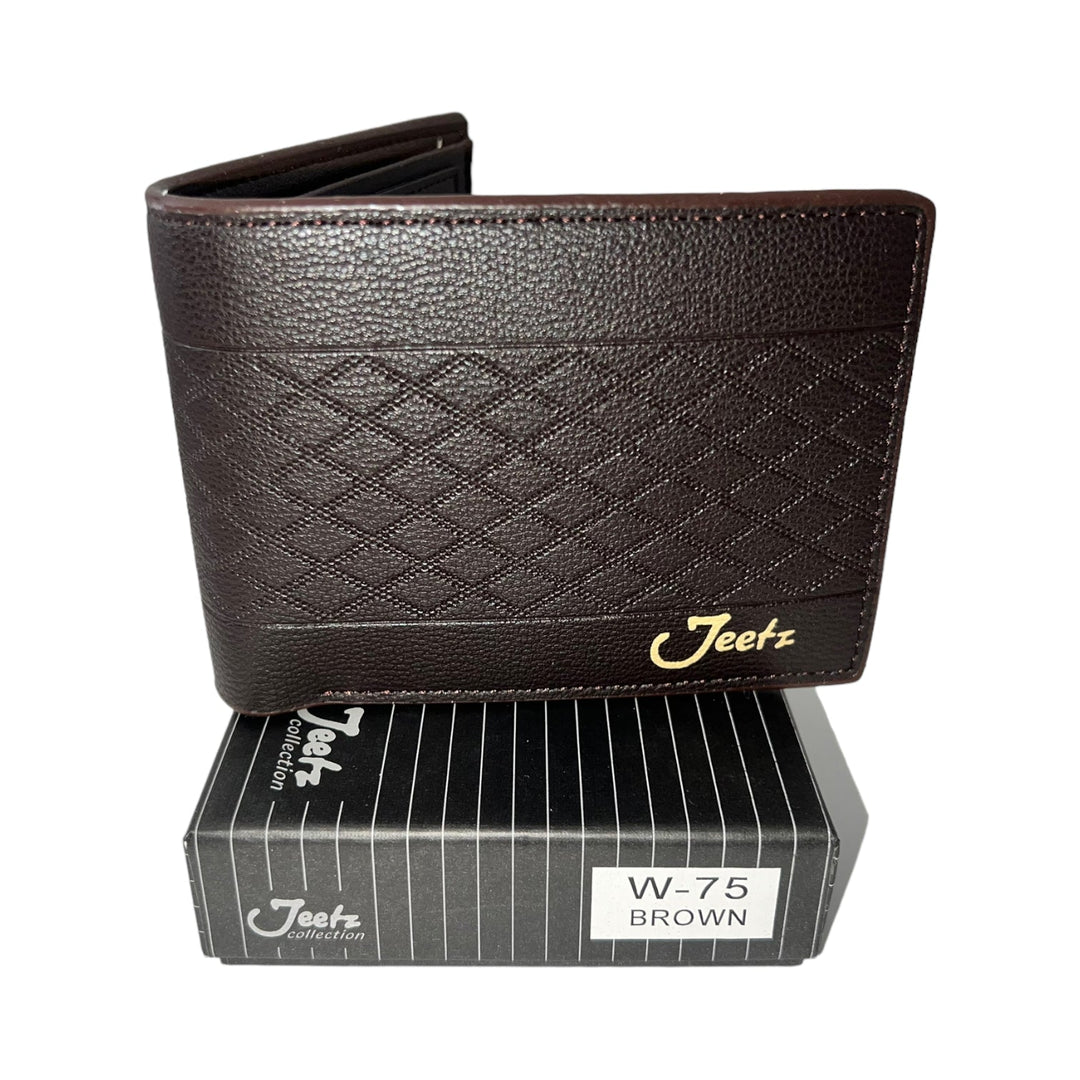 Jeetz Collection Wallet-W-75 BROWN-Reval Distributor