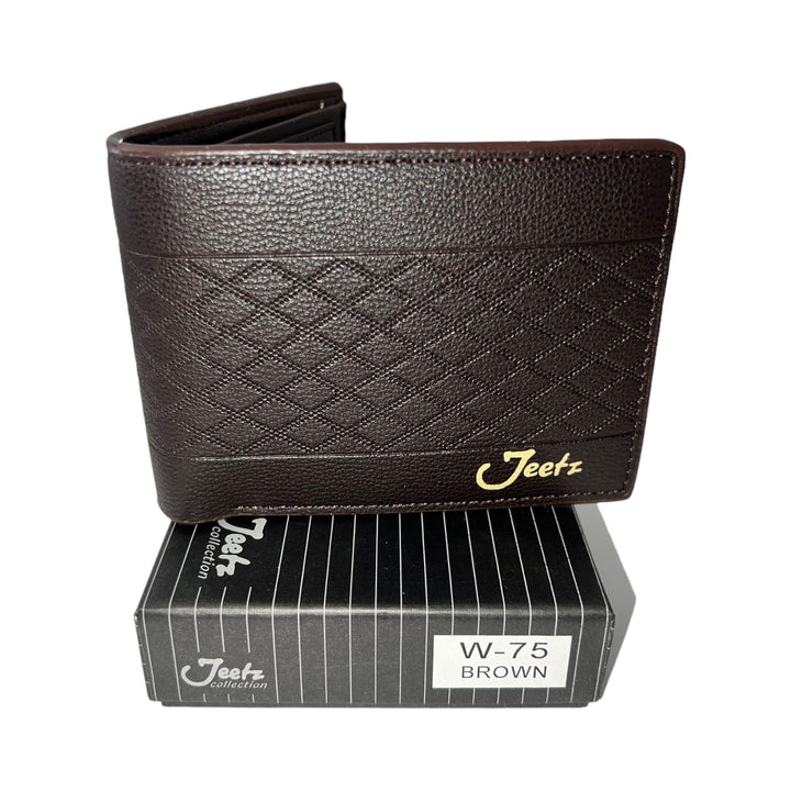 Jeetz Collection Wallet-W-75 BROWN-Reval Distributor