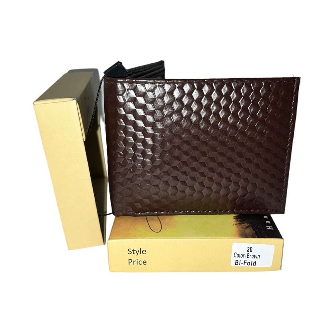 Jems Collection Wallet Reval Distributor 3D Color-Brown Bi-Fold