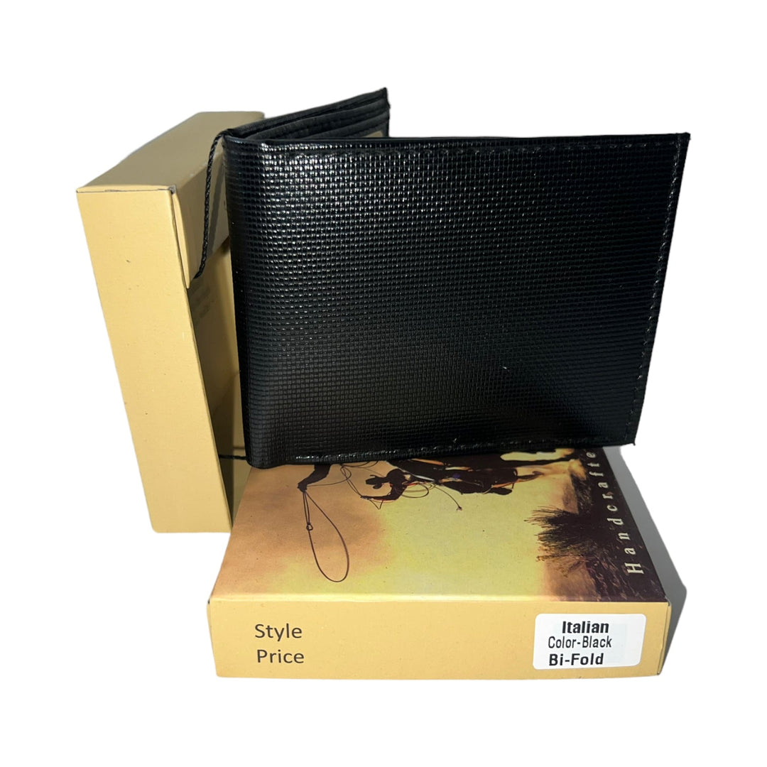 Jems Collection Wallet Reval Distributor Italian Color-Black Bi-Fold