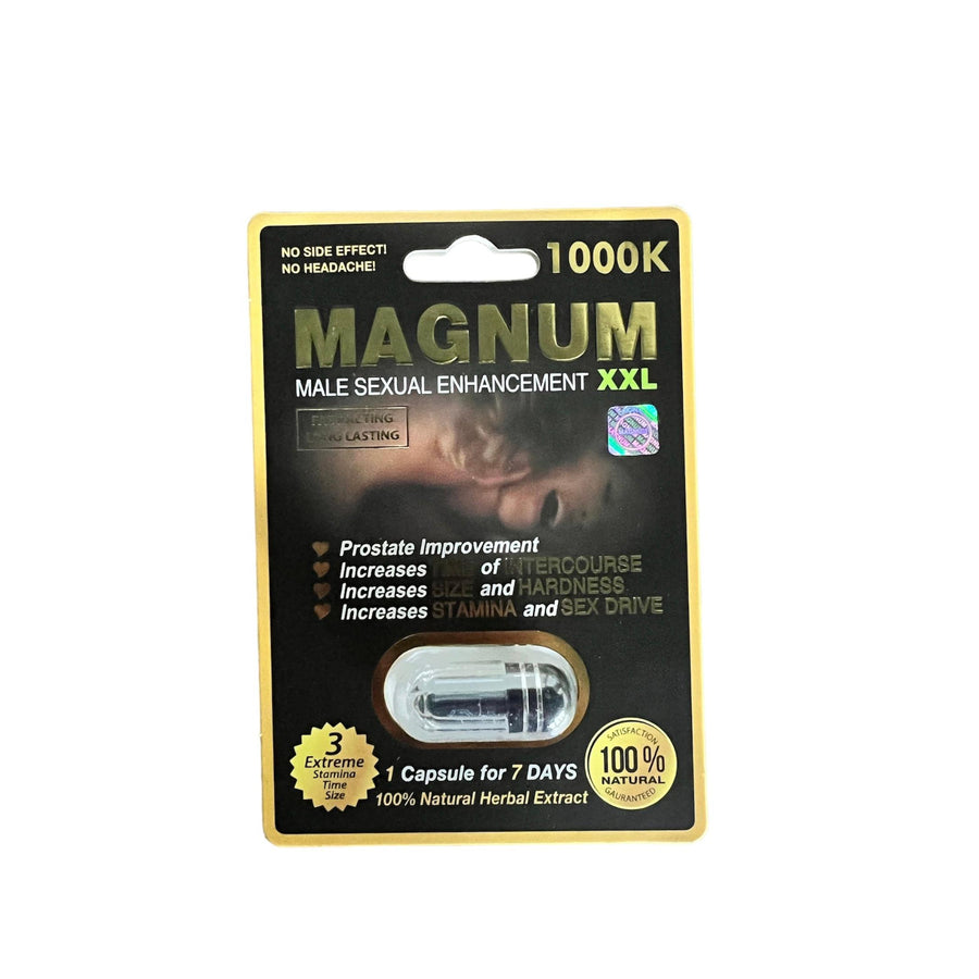 Magnum Pills 1000K 20ct Male Sexual Enhancement