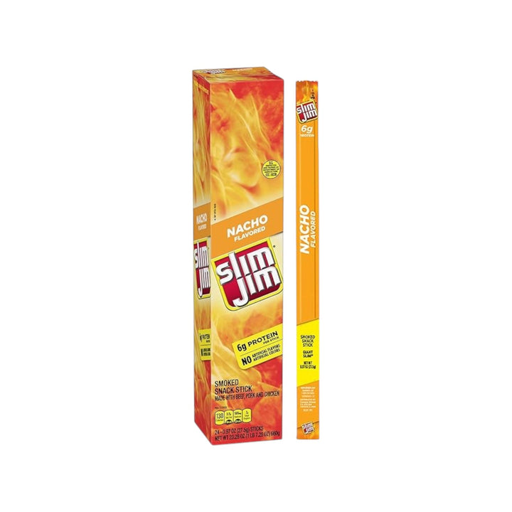 Meat Snack Stick (Slim Jim) Giant | 24 Count-Nacho-Reval Distributor