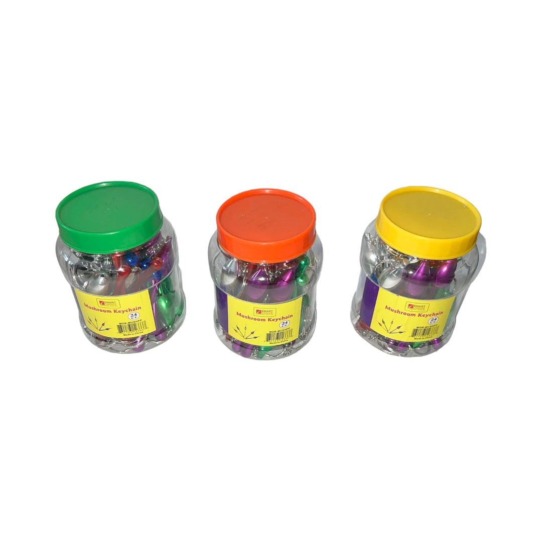 Mushroom Keychain 24ct Jar-Reval Distributor