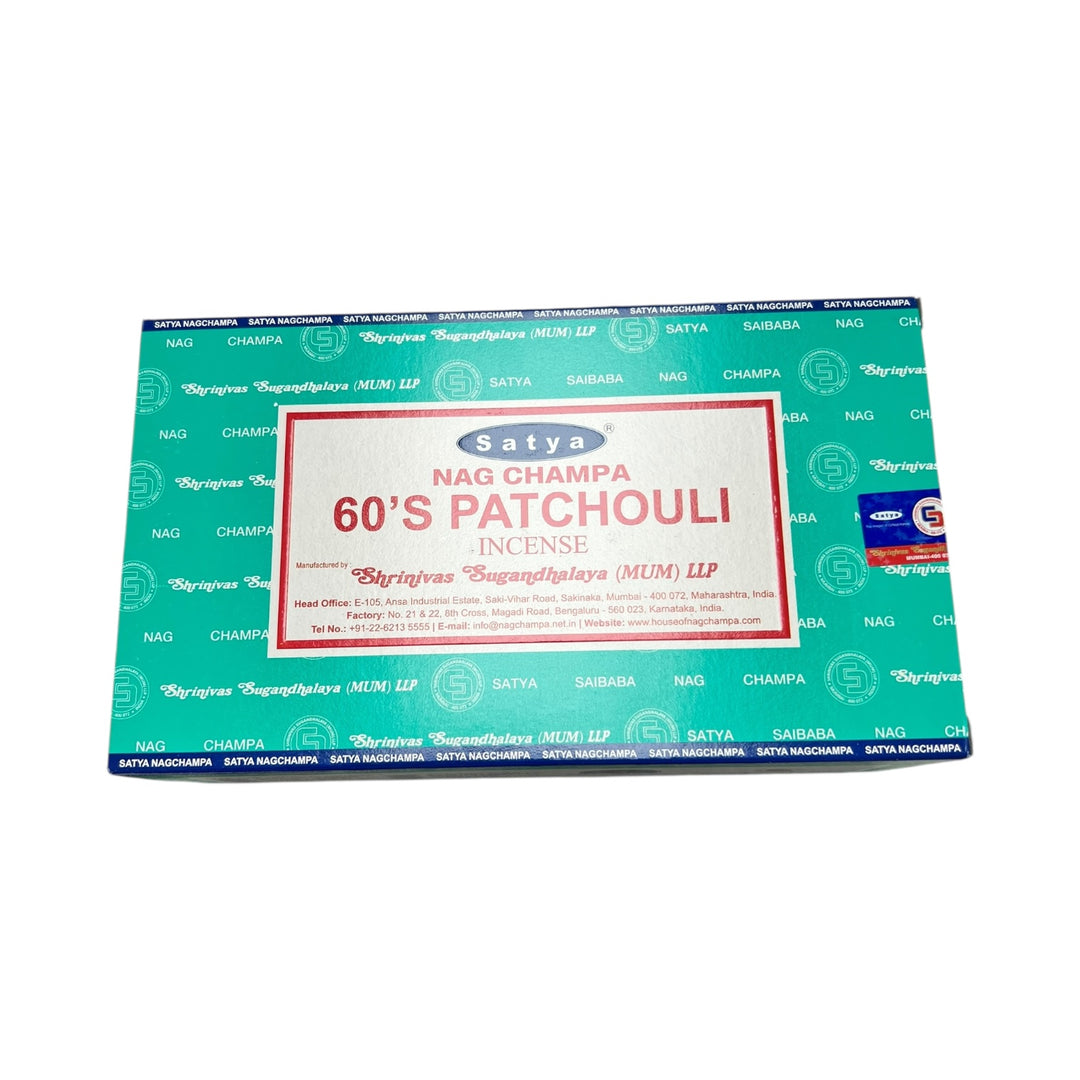 Nag Champa 15g-60’s Patchouli-12-Pack-8904234412412-Reval Distributor