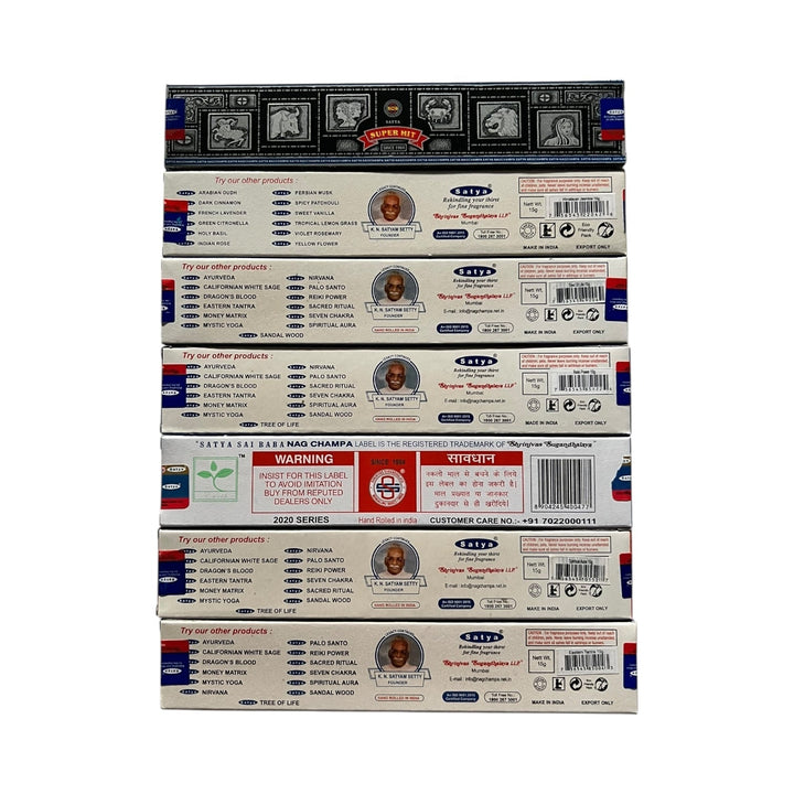 Nag Champa 7-Pack Incense Collection – 15g Packs-Reval Distributor