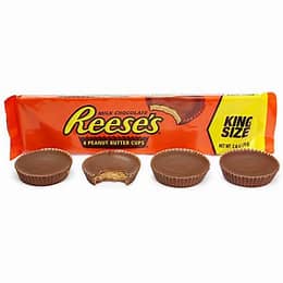 Reese's King Size Peanut Butter Cups 2.8 oz 24 pieces