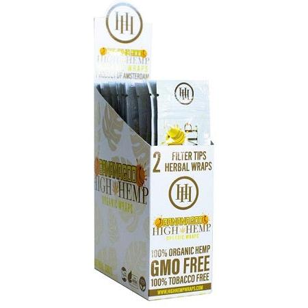 High Hemρ Organic and Natural Wraps 25-Pack
