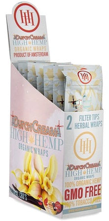 Organic Hemρ Wraps (High Hemρ brand) 25-Pack-Dutch Cream-Reval Distributor