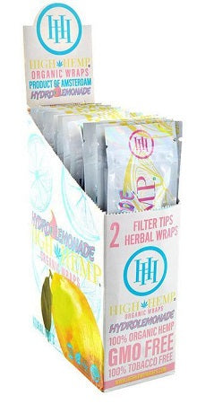 Organic Hemρ Wraps (High Hemρ brand) 25-Pack-Hydro Lemonade-719499005174-Reval Distributor