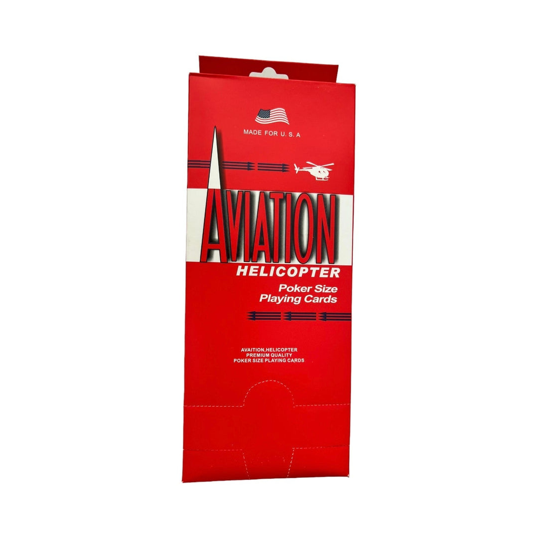 Playing Cards | 12 Count-Aviation Helicopter-073854008942-Reval Distributor