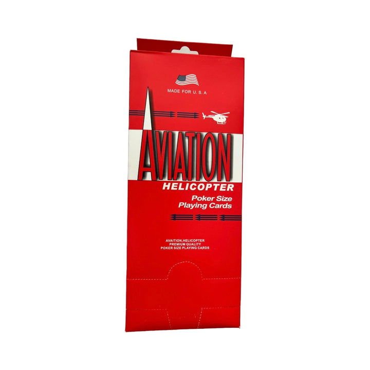 Playing Cards | 12 Count-Aviation Helicopter-073854008942-Reval Distributor