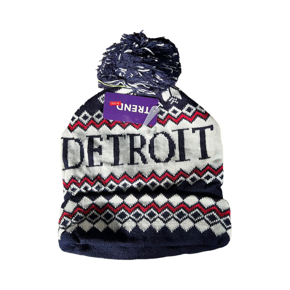 Pom Pom Hats Detroit 12-Pack-Navy-Reval Distributor