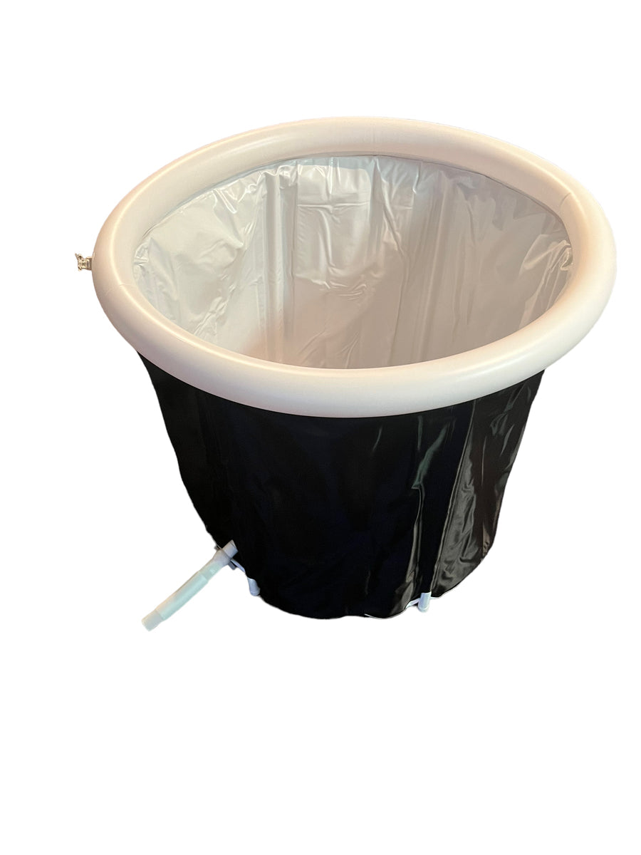 Portable Ice Bath – Cold Therapy Tub-All Black-Reval Distributor