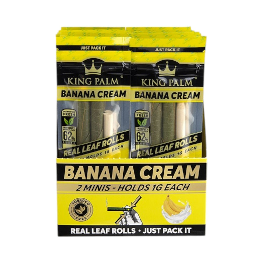 Pre-rolled Mini Rolls (King Palm Brand)| 20 Packs of 2