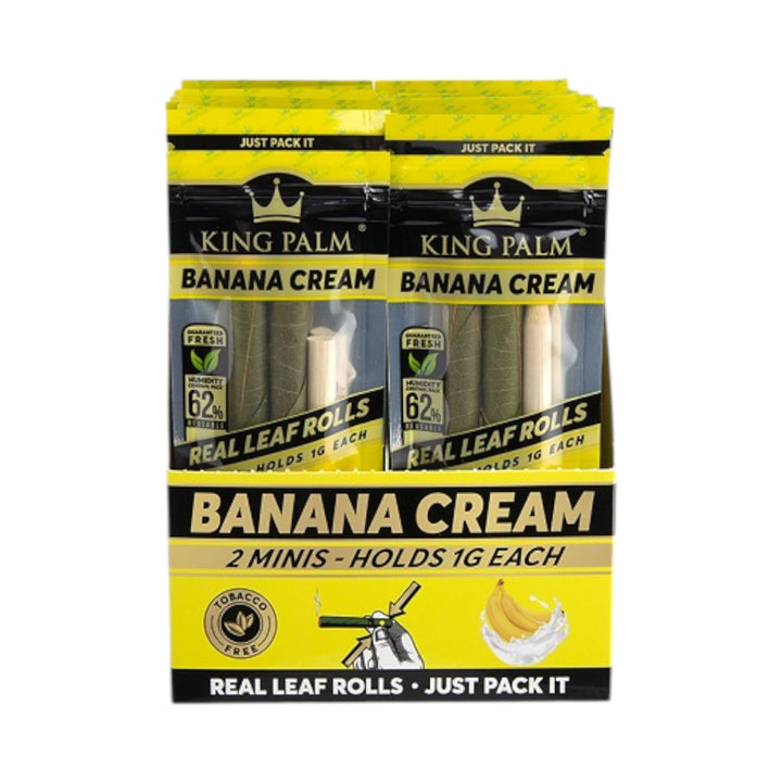 Pre-rolled Mini Rolls (King Palm Brand)| 20 Packs of 2-Reval Distributor