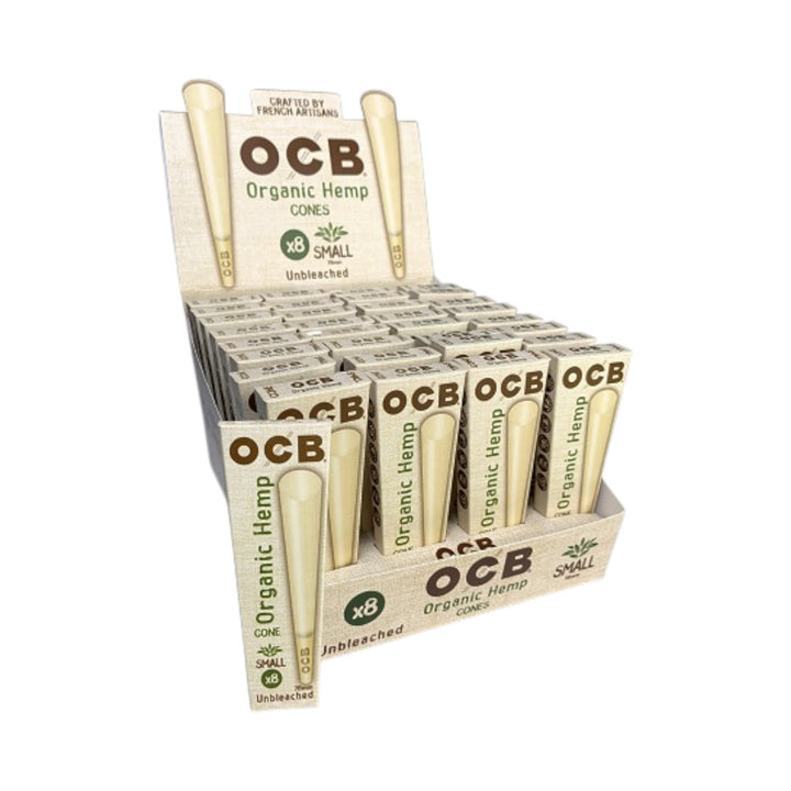 Pre-rolled Organic Cones (OCB BRAND)-Small | 32 Packs of 8-077170126373-Reval Distributor