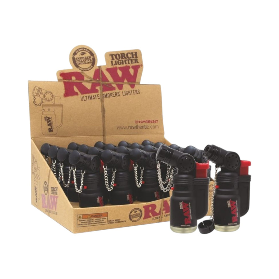 Raw Torch Lighters 20 Count-Reval Distributor