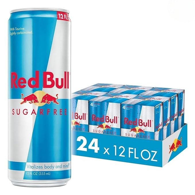 Red Bull Sugar Free 12oz 24-Pack-Reval Distributor