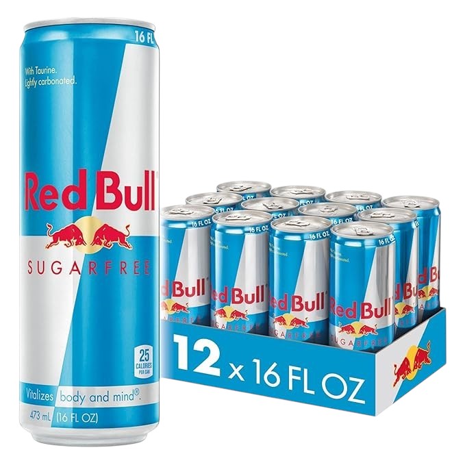 Red Bull Sugar Free 16oz 12-Pack-Reval Distributor
