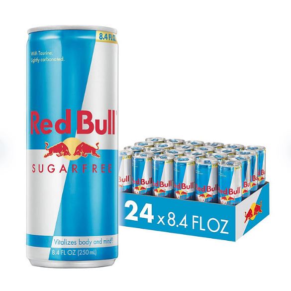 Red Bull Sugar Free 8.4oz 24-Pack-Reval Distributor