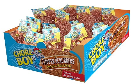 Reval_Distributor_Box_Sample_Copper_Metal_Boy_Pots_Pans_Perfect_Clean_Cleaning_Scrubber_Wholesale_Save_Resale_Retail_Easy_Display_Hanger