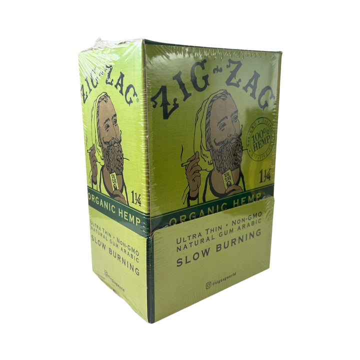 Rolling Leaves Zig-Zag | 48-Booklet Display-Organic 1 1/4-10008660017069-Reval Distributor