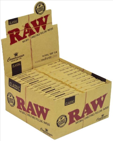 Rolling Tips + King Size Sheets (RAW) Classic Connoisseur | 24 Count-Reval Distributor