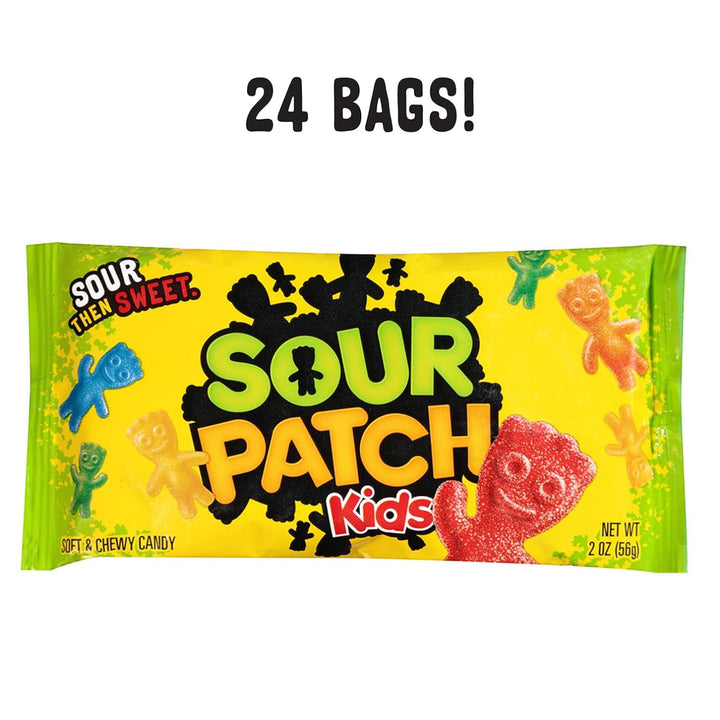 SOUR PATCH KIDS – 24 Count Display | 2 oz Bags-Reval Distributor