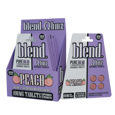Blend Pure 7-Hydroxymitragynine Chewable Tablets 100mg 4CT-5PK