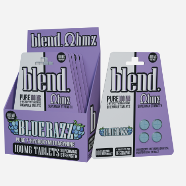 Blend Pure 7-Hydroxymitragynine Chewable Tablets 100mg 4CT-5PK