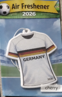 2026 Soccer Jersey Air freshener Card 1pc